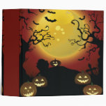 spooky trees Halloween notebook binders