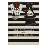 Spooky Wedding Thanks Greeting Cards