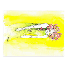 Spore habillée carte postale