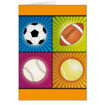 sport-balls greeting card