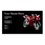 Sport Bike Racing Motorcycle Business Card Templates