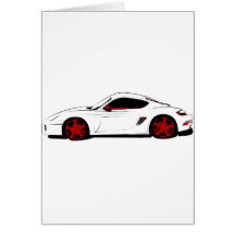 Sport car card