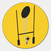 sport jaune sticker