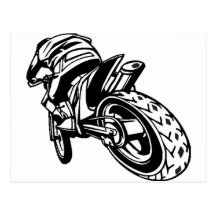 Sport Motorcycle Race Postcards
