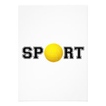 Sport (Volleyball) 2 Custom Invites
