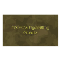 Sporting Goods Business Card Templates
