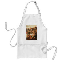 Sporting Ladies (or Circus Lover) by James Tissot Apron