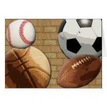 Sports Al-Star, Basketball/Soccer/Football Card