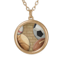 Sports Al-Star, Basketball/Soccer/Football Custom Necklace