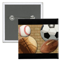 Sports Al-Star, Basketball/Soccer/Football Pin