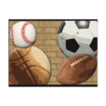 Sports Al-Star, Basketball/Soccer/Football postcards