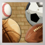 Sports Al-Star, Basketball/Soccer/Football Posters