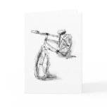 Sports Art Drawing Bike II Cards