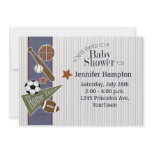 Sports Baby Shower invitations