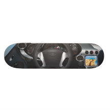 Sports Car Dashboard Skateboard Decks
