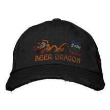 Sports de dragon de bière casquettes brodées