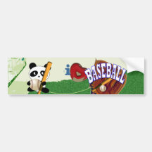 Sports Fan Baseball Bumper Sticker