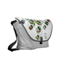 Sports Fan  monogrammed Messenger Bags