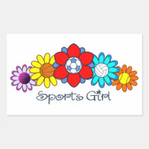 Sports Girl - Soccer Stickers