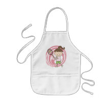 Sports Girl Tennis Tshirts and Gifts Apron