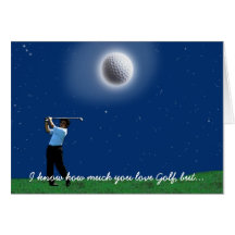 Sports "GOLFING ADDICT" Greeting Card