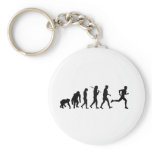 Sports Keyrings - Running Runners Evolution Keychains