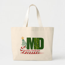 SPORTS MEDICINE CHRISTMAS MD CANVAS BAGS