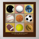 Sports Mega Nut Poster