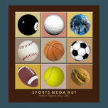 Sports Mega Nut Poster posters