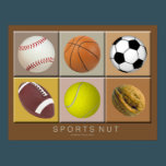 Sports Nut Poster posters