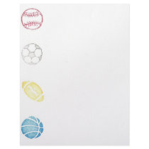 Sports Paper #3 Letterhead Template