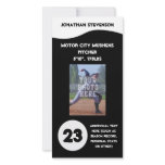 Sports Photo Trading Card, Custom Team Photo Greeting Card