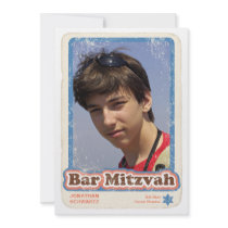 Sports Star Bar Mitzvah Invitation