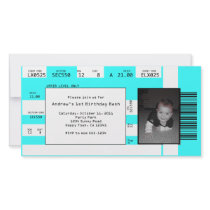 Sports Ticket Invite CHOOSE YOUR BACKGROUND COLOR