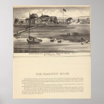 Sportsmans Home, Squan Beach, NJ Poster