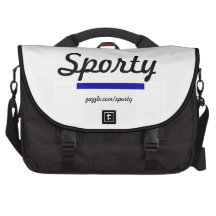 Sporty Blue Commuter Laptop Bag
