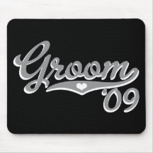 Sporty Heart Grey 09 Groom Mousepad