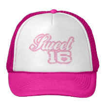 Sporty Sweet Sixteen Mesh Hats
