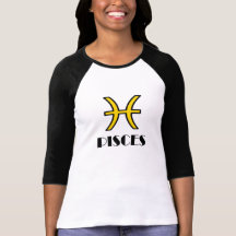 SPORTY YELLOW PISCES SHIRTS