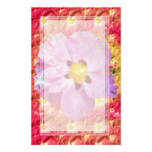 Spot Flower Blank Stationery
