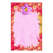 Spot Flower Flame Stationery