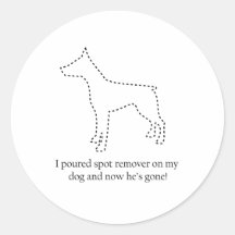 Spot Remover Sticker
