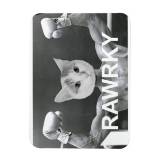 Spot the Kitty Presents "Rawrky" fridge magnet