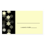 Spotlights Star of David Placecard Business Card