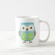 Spotted Executive Owl Coffee Mugs