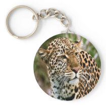 Spotted Leopard Keychain