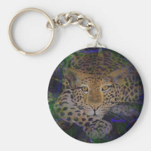 Spotted Leopard Keychain