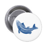 spotted speckled trout fish button