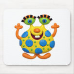 Spotted Yellow Monster Mouse Pad