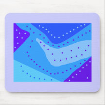 Spotty blue Mousepad